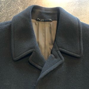 Black Hugo Boss Overcoat